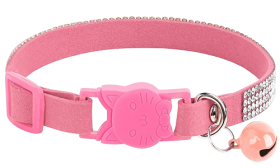 Luxury Breakaway Cat Collar with Crystals