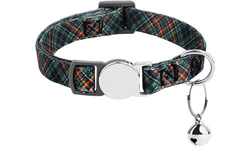 Breakaway Cat Collar with Metalic Buckle Breakaway Cat Collar with Metalic Buckle