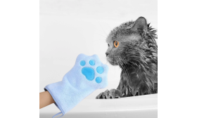 Cat Glove Towel – Soft Microfibre Drying Mitts for Muddy Paws